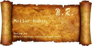 Moller Robin névjegykártya